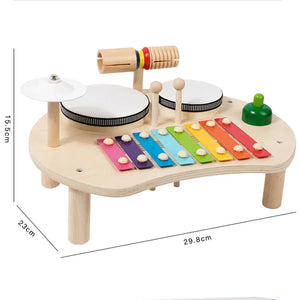 Instrument de Musique Bébé Batterie et Xylophone