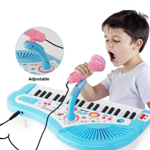 Instrument de Musique Bébé Piano Musical  avec Microphone