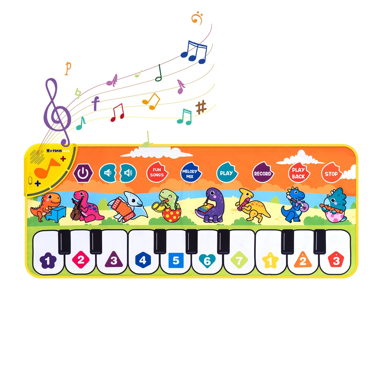 Instrument de Musique Bébé Tapis de Piano Musical