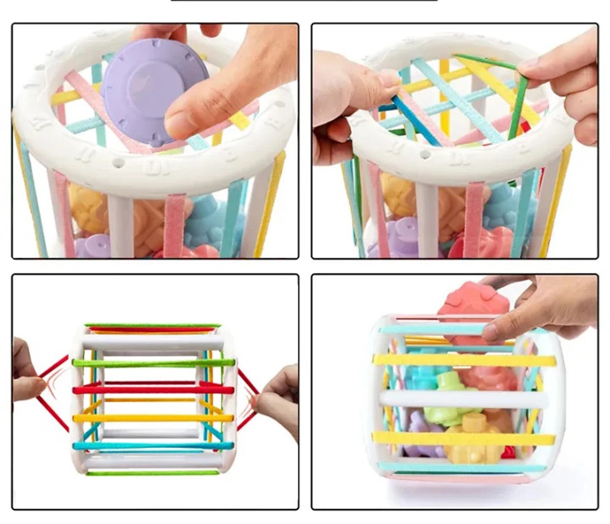 Jouets Montessori pour Bébé de 0 à 12 Mois – Développement Sensoriel