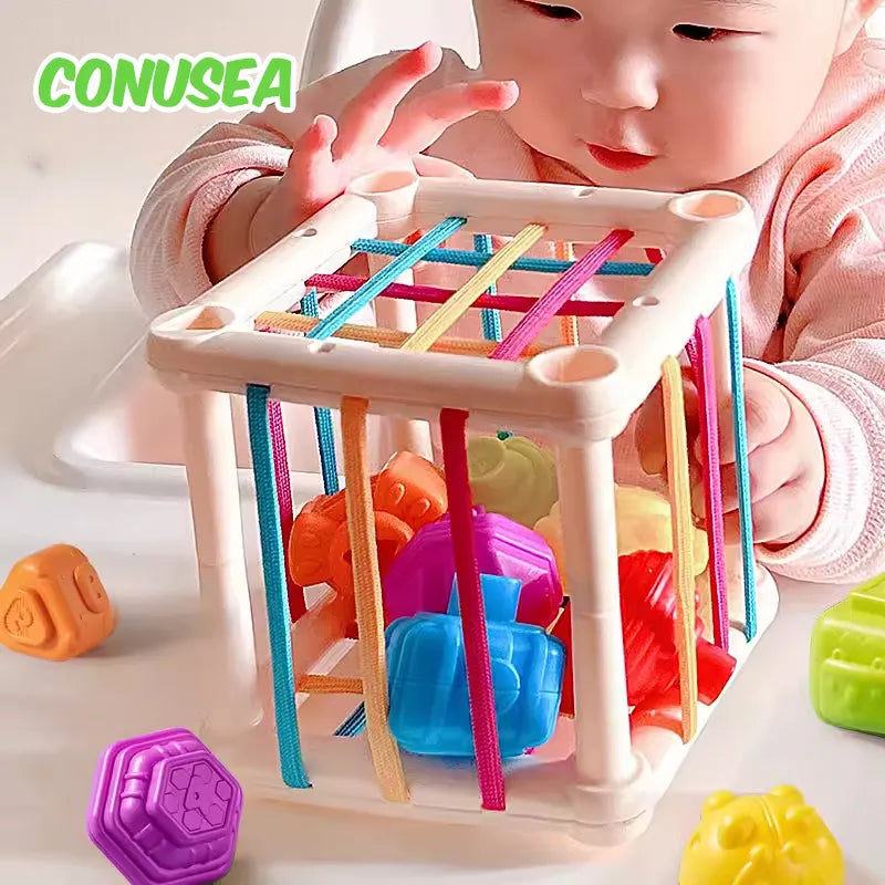 Jouets Montessori pour Bébé de 0 à 12 Mois – Développement Sensoriel