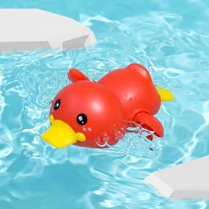 Jouets de Bain pour Bébé - Mignon Canard de Bain rouge
