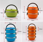 Charger l'image dans la galerie, Lunch Box - Boîte à Lunch Empilable à 3 Compartiments
