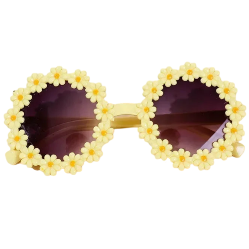 Lunettes de Soleil Fleur Bébé sans Bande