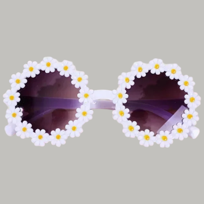 Lunettes de Soleil Fleur Bébé sans Bande