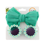 Charger l&#39;image dans la galerie, Lunettes de Soleil Fleur Bébé avec Bande (1-8 Ans)
