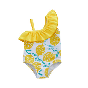 Maillot de Bain Bébé sans Manche pour Fille