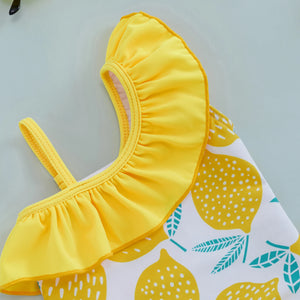 Maillot de Bain Bébé sans Manche pour Fille