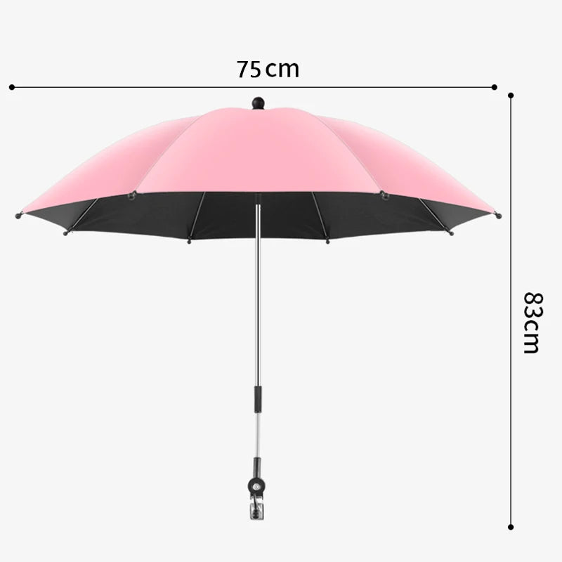 Ombrelle Poussette Parapluie pour Poussette de Bébé