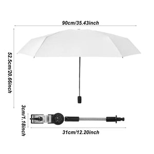 Ombrelle Réglable pour Poussette Bébé
