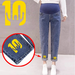 Charger l&#39;image dans la galerie, Pantalons de Grossesse - Jean de Grossesse
