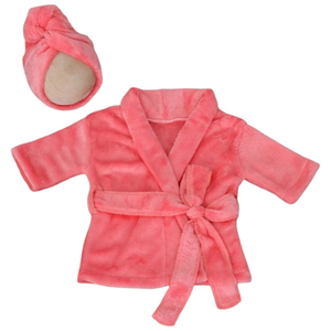 Peignoir Bébé - Ensemble Douceur et Élégance pour Nouveau-Né