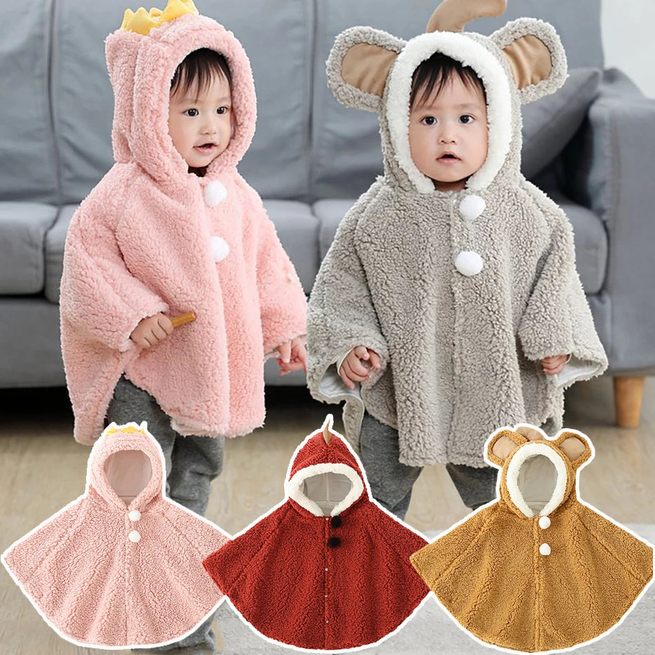 Poncho Bébé Voiture - Manteau Chaud Bébé