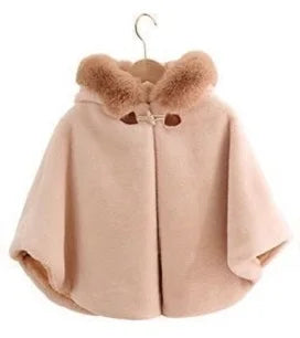 Poncho Bébé Voiture à Capuche pour Fille