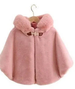 Poncho Bébé Voiture à Capuche pour Fille