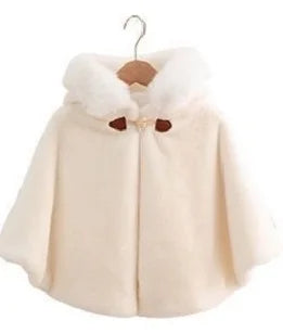 Poncho Bébé Voiture à Capuche pour Fille