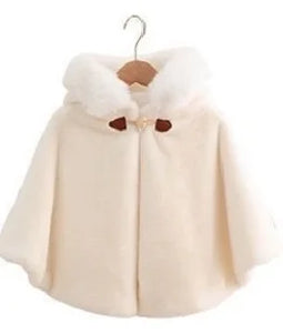 Poncho Bébé Voiture à Capuche pour Fille