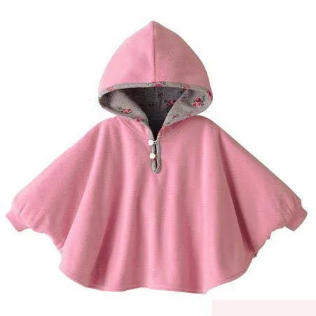 Poncho Bébé Voyage Rose