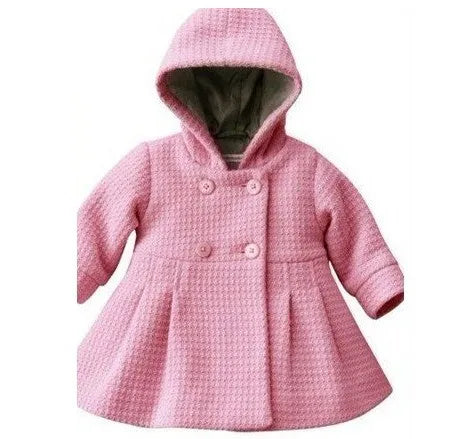 Poncho Bébé à Capuche pour Filles