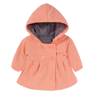 Poncho Bébé à Capuche pour Filles