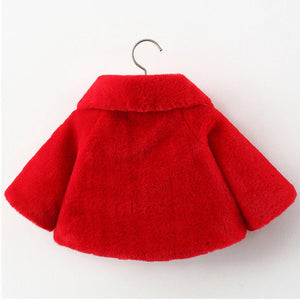 Poncho bébé voiture rouge