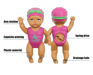 Poupée de natation - mini jouet de bain en forme de beurre