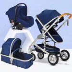 Charger l&#39;image dans la galerie, Poussette 3 en 1 - Poussette Bébé Pliante
