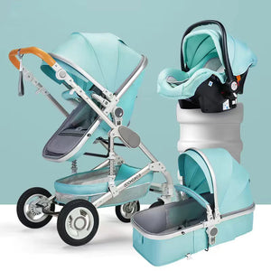 Poussette 3 en 1 - Poussette Bébé Pliante