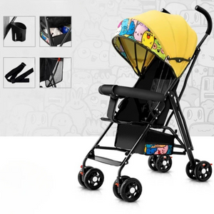 Poussette Bébé Portable et Pliable avec Parapluie de Voyage