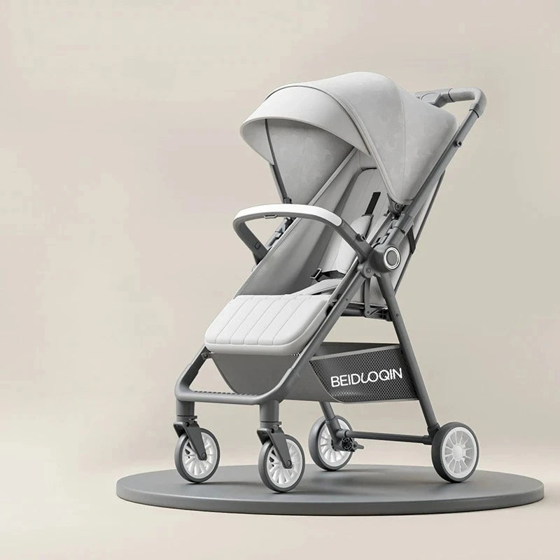 Poussette Canne Pliable avec Couchage Bidirectionnelle