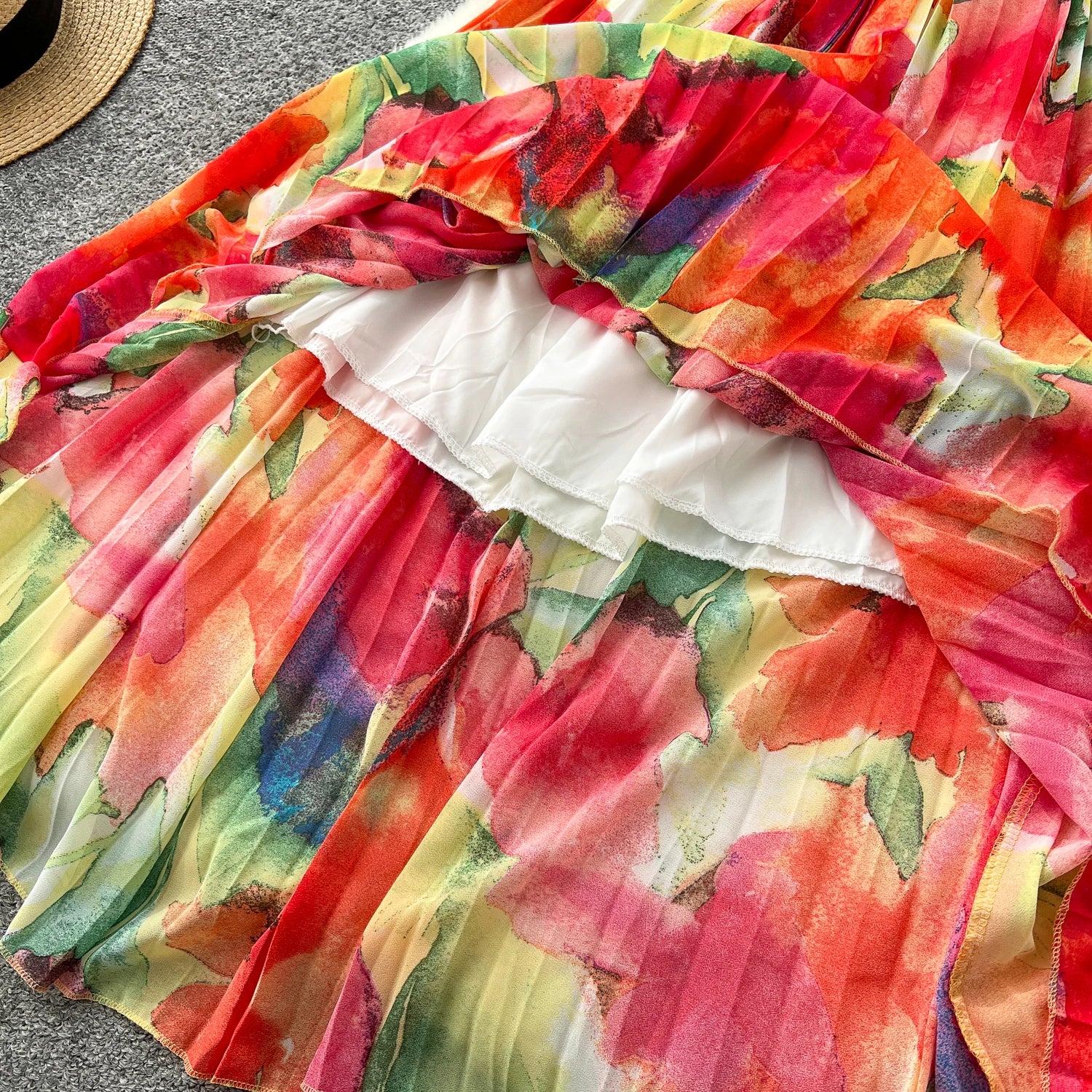 Robe de Soirée pour Femme Manches Volantes