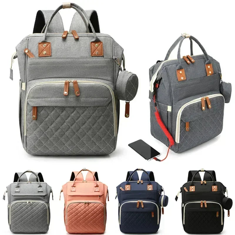 Sac à Langer - Sac à Dos Multifonction USB Etanche