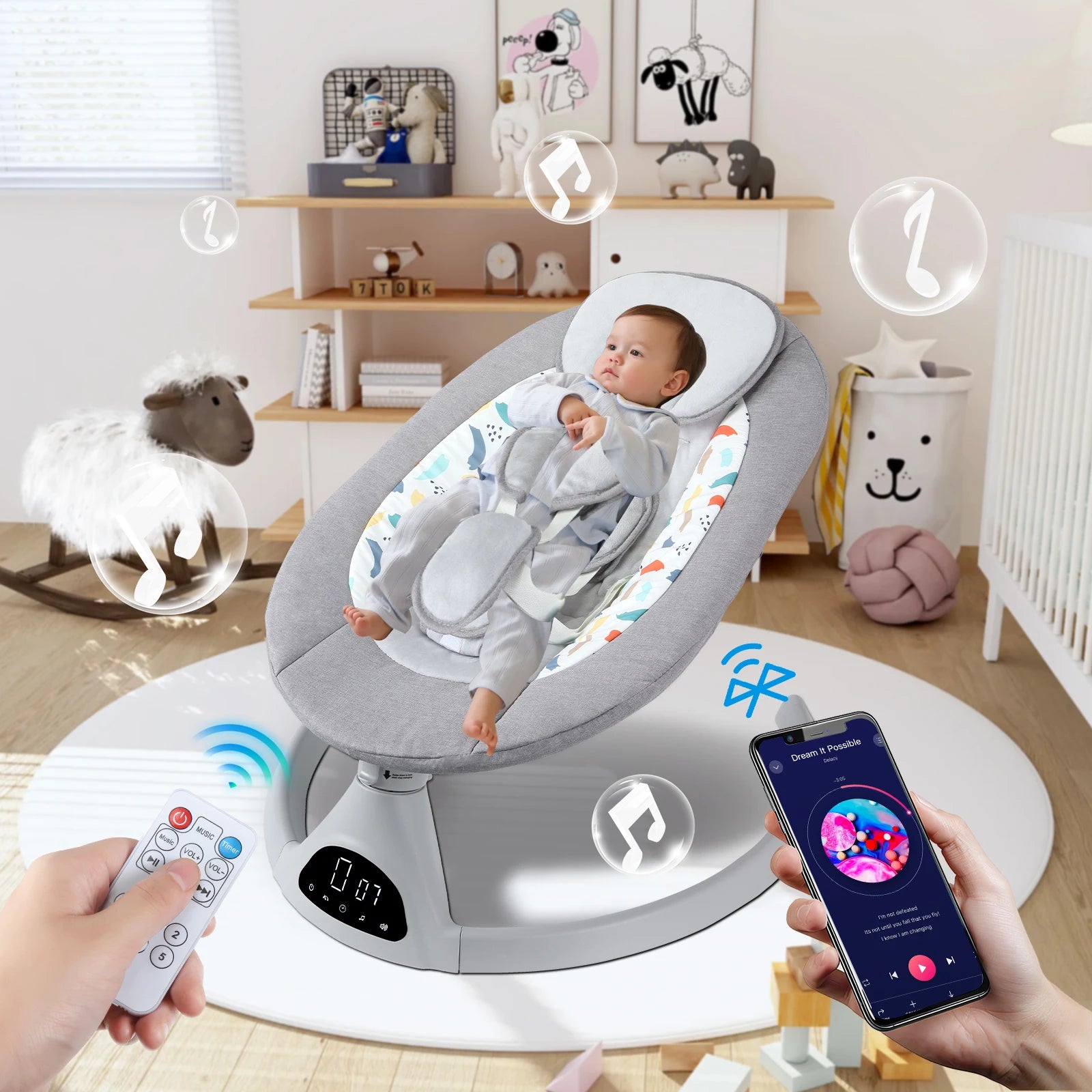 Transat Bébé Balancelle Electrique