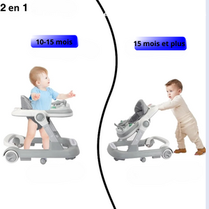 Trotteur pour Bébé Garçon et Fille 2 en 1 