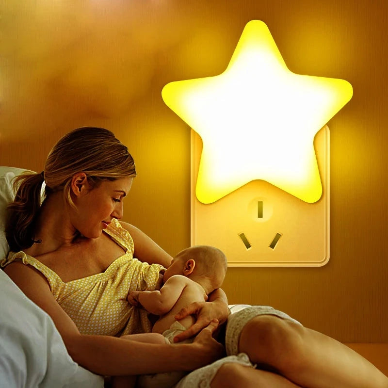 Veilleuse Lumineuse Bebe en Etoile