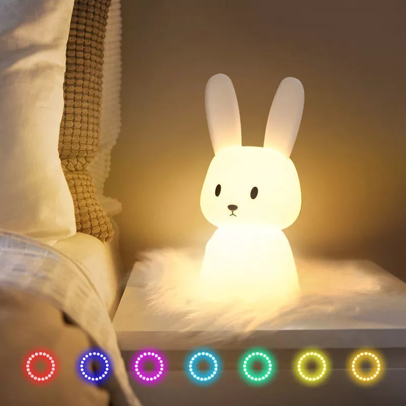 Veilleuse Lumineuse Bébé en Lapin