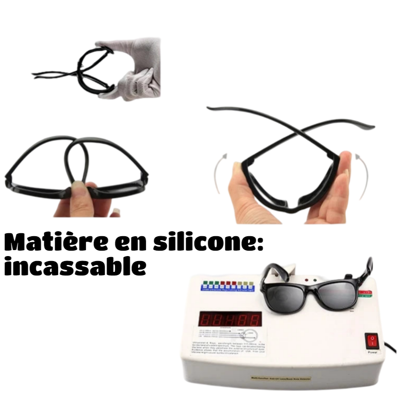 lunettes de soleil bebe avec bande elastique